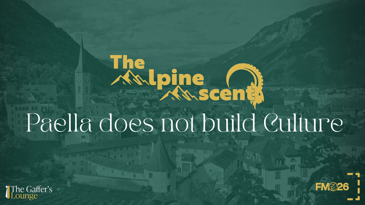 The Alpine Ascent: Paella does not build culture