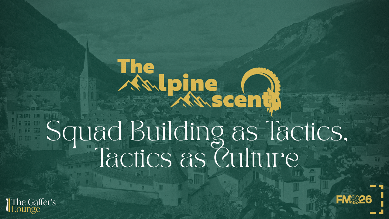 Squad Building as Tactics, Tactics as Culture