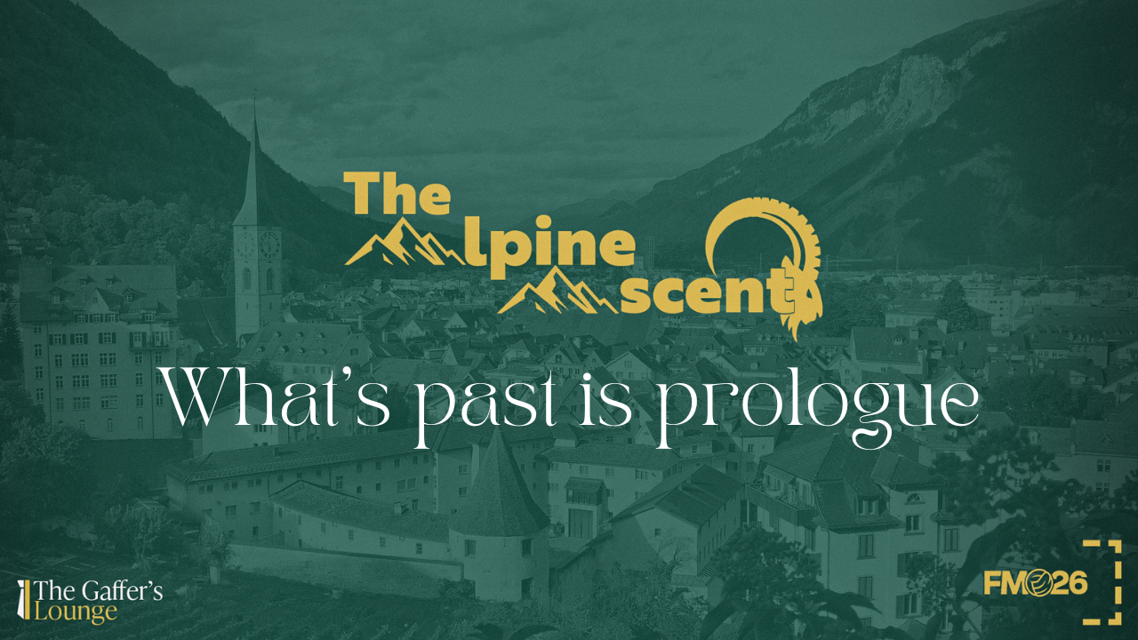 What’s past is prologue